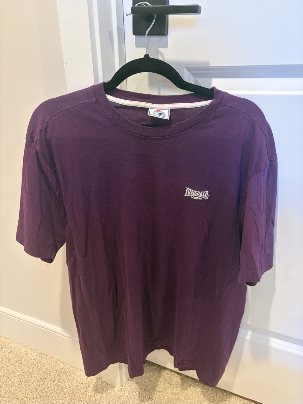Purple Short Sleeve Crewneck Tee